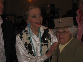 Anne Jeffreys with a 101 year-old WWII Vet