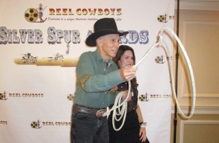 Rope tricks from Johnny Crawford (all photos by Margie Barron)