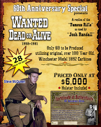 60th Anniversary of 'Wanted: Dead or Alive' LIMITED TIME SPECIAL EXCLUSIVE
